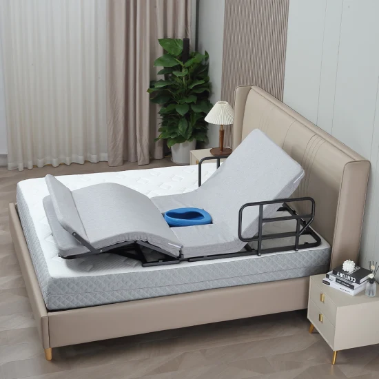 Mobiliário doméstico cama ajustável elétrica auxiliar única king para idosos e deficientes