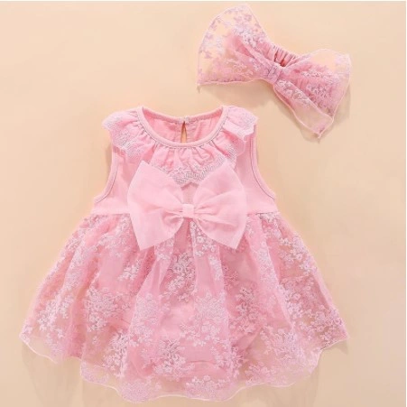 Vestidos infantis de flores para meninas, vestidos de batismo para bebês recém-nascidos, roupas de batismo, princesa tutu, aniversário, branco, rosa, vermelho, vestido de laço com faixa de cabelo